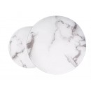 Комплект SIGNAL ATLANTA B (2 стола журнальных) белый мрамор/хром